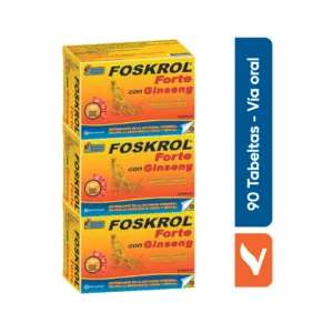 FOSKROL Forte con Ginseng TRIPACK - Imagen 2