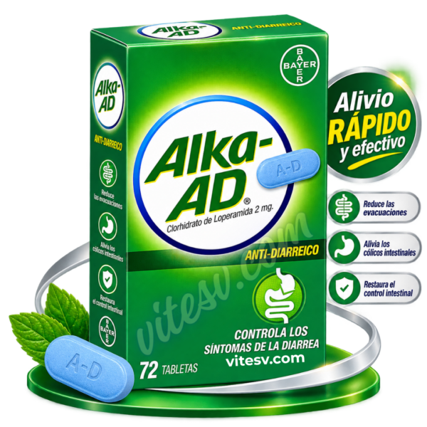 ALKA AD 60 TABLETAS (Anti-Diarreico)
