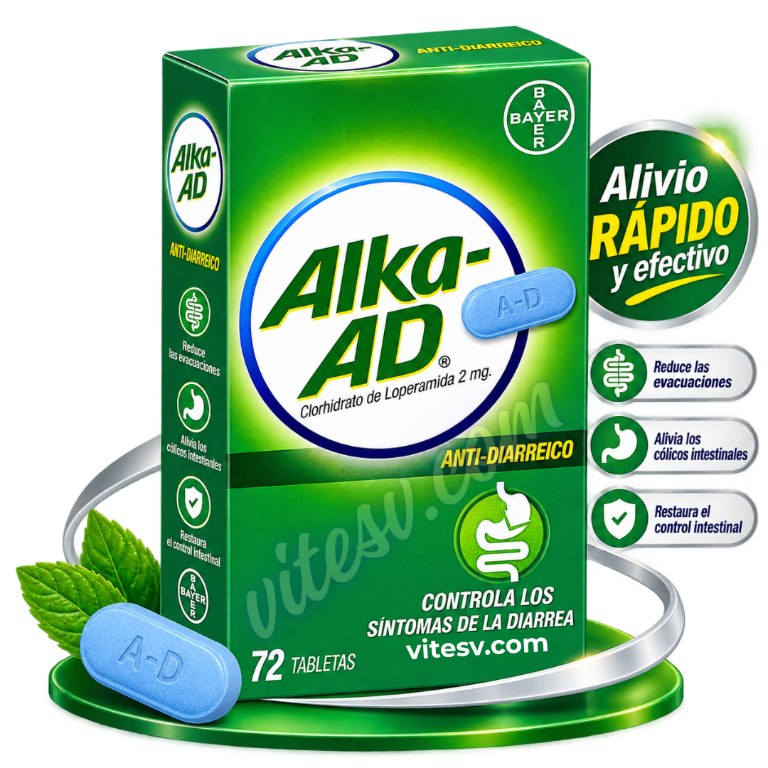 ALKA AD 60 TABLETAS (Anti-Diarreico)
