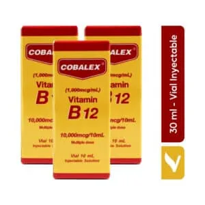 COBALEX Vitamina B12 Vial 10ml 3Pack (Inyecciones) - Imagen 2