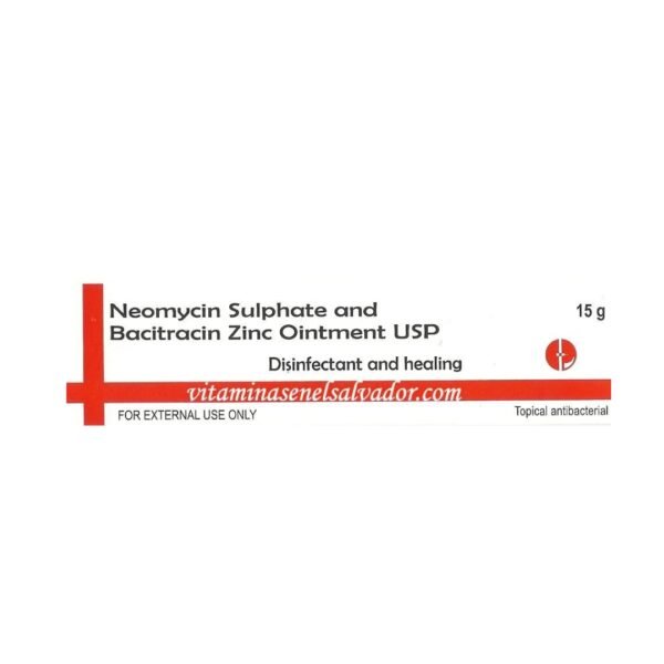 Neomicina Sulfato y Bacitracina Zinc Ungüento USP Duo Pack