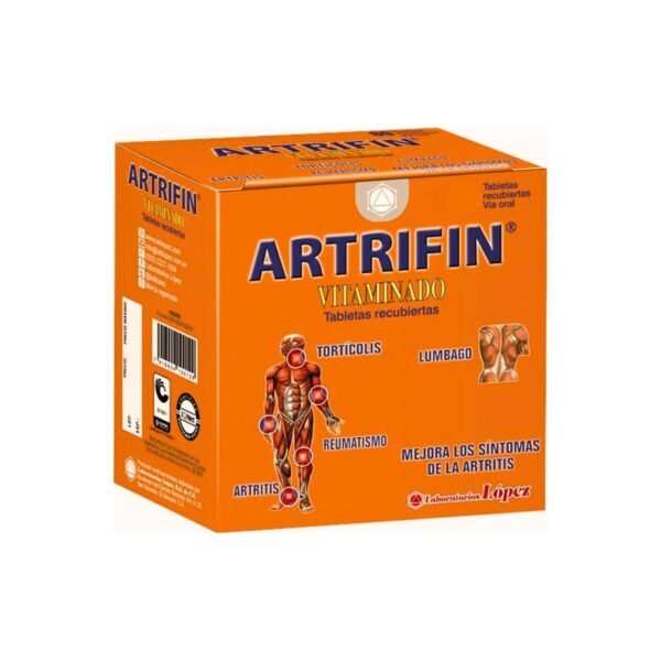 Vida sin dolor con ARTRIFIN VITAMINADO 120 Tabletas