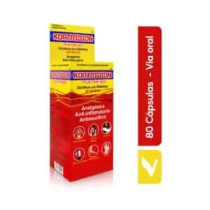 Adios dolor con KORTRIBION con Vitaminas 80 Grageas - Imagen 2