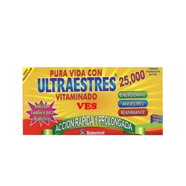 Pura vida con ULTRAESTRES VITAMINADO 25,000 TRIPACK