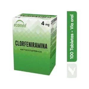 CLORFENIRAMINA ECOMED 4MG - Imagen 2