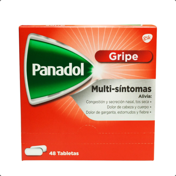 Panadol Multisíntomas Gripe - 24 Sobres de 2 Tabletas