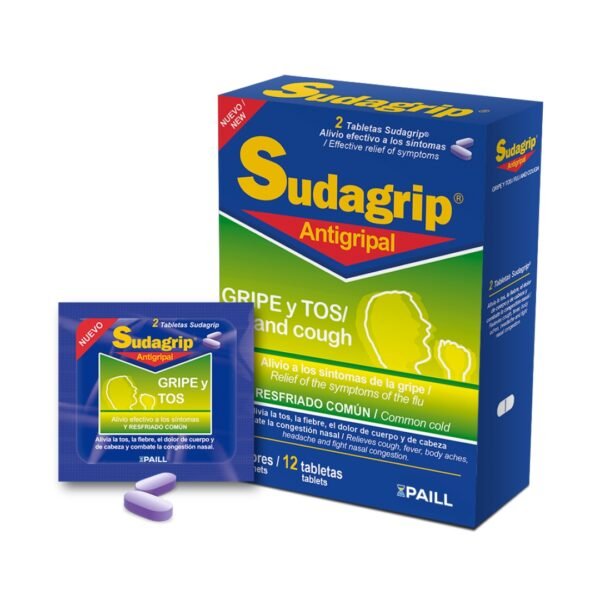 Sudagrip Gripe y Tos Tabletas