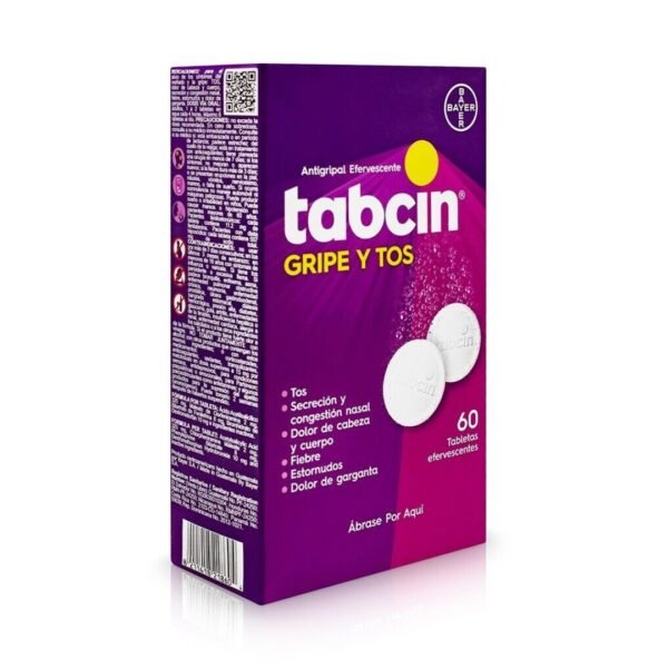 Tabcin Antigripal Efervescente Gripe y Tos