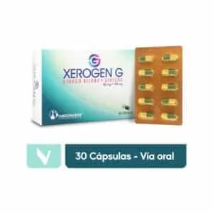 XEROGEN G 80MG + 100MG X 30 CAPSULAS - Imagen 2