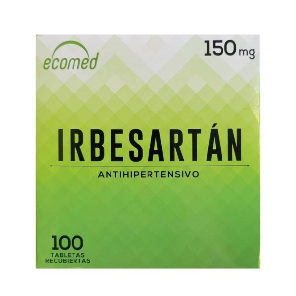 IRBESARTAN ECOMED 150mg 100 Tabletas