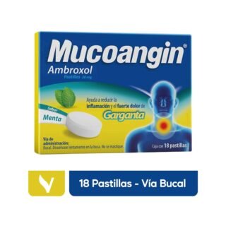 MUCOANGIN 20 mg 18 Pastillas de menta - Imagen 2