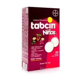 TABCIN NIÑOS 60 Tabletas efervescentes