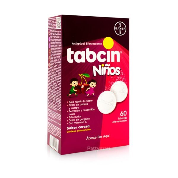 TABCIN NIÑOS 60 Tabletas efervescentes