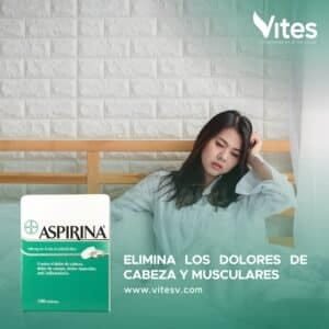ASPIRINA ADULTO 500MG 100 Tabletas - Imagen 3