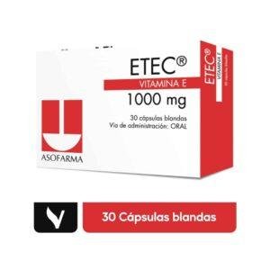 ETEC 1000mg 30 Cápsulas - Imagen 2