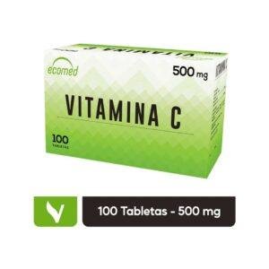 VITAMINA C ECOMED 500MG 100 Tabletas - Imagen 2