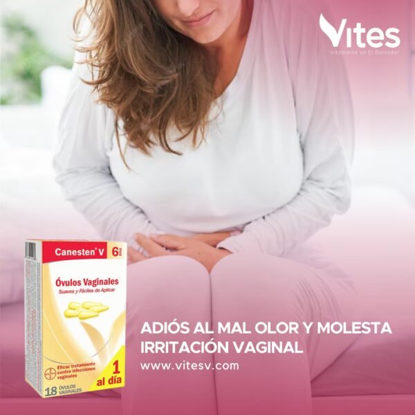 Canesten V 100mg x 6 Óvulos Vaginales