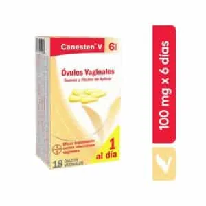Canesten V 100mg x 6 Óvulos Vaginales - Imagen 2