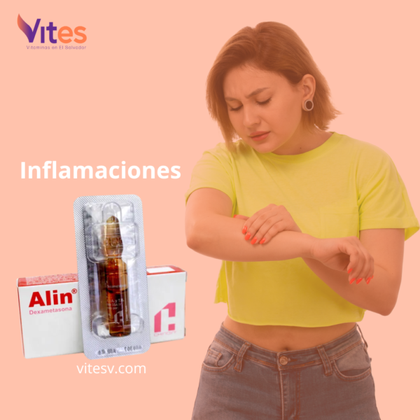 Alin 8Mg Ampolla de 2ml - Paquete de 3 Inyecciones