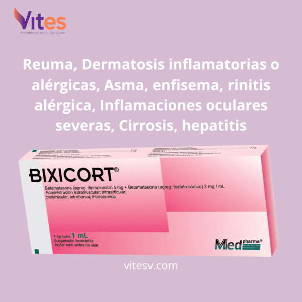 Bixicort Inyectable 1ml – Poder Antiinflamatorio en Acción Inmediata ⚡