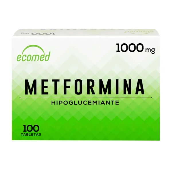 METFORMINA ECOMED 1000MG - CONTROL EFECTIVO DE DIABETES TIPO 2