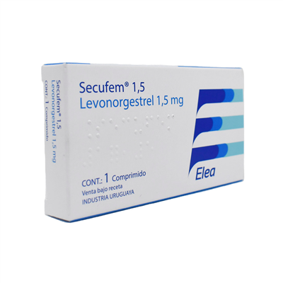 Anticonceptivo de Emergencia Secufem 1 Dosis (Levonorgestrel 1.5 mg)
