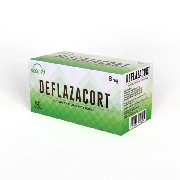 Deflazacort Ecomed 6 mg 60 Tabletas | Corticoide Antiinflamatorio