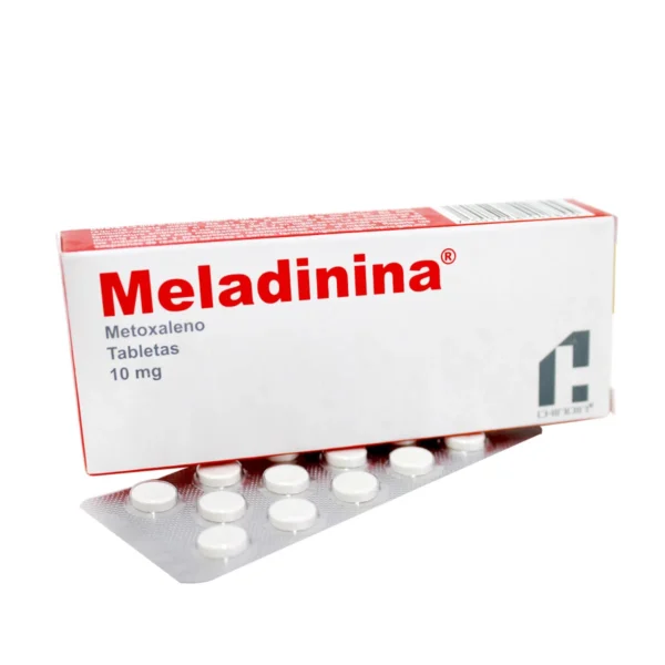 Meladinina 10mg – Repigmentación de la Piel (Caja con 30 Tabletas)