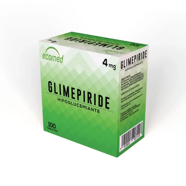 Glimepiride Ecomed 4mg (Caja de 100 Tabletas)