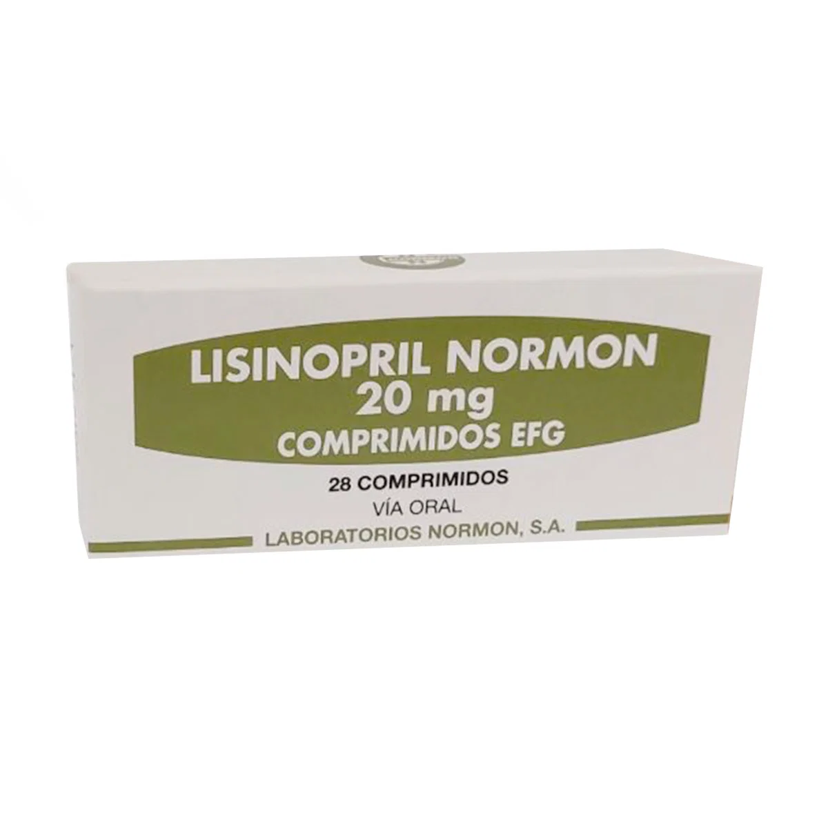 Lisinopril Normon 20mg (Caja de 28 Comprimidos)