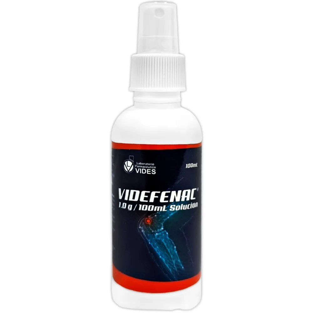 Videfenac - Analgésico y Antiinflamatorio Tópico para Alivio Muscular (Laboratorios Vides)