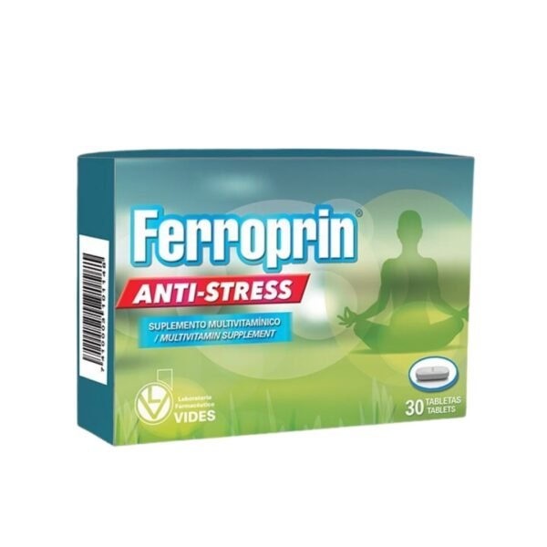Ferroprin Anti-Stress Tabletas Tripack - 30 Tabletas x 3 | 90 TABLETAS EN TOTAL