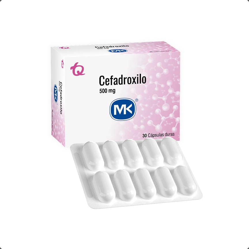 Cefadroxilo Mk 500Mg 30 Capsulas