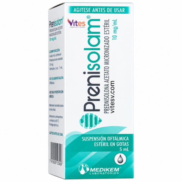 Prenisolam 10mg Suspensión Oftálmica 5ml - Cuidado Ocular